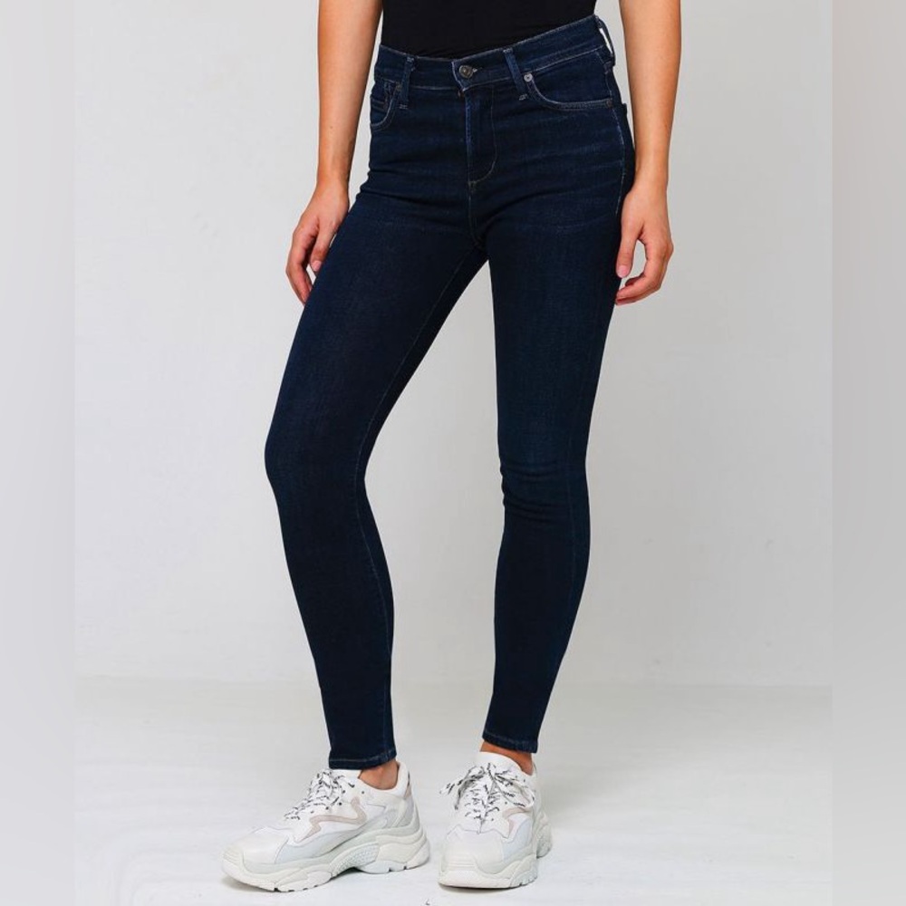 Citizens Of Humanity Midnight Wash High-Rise Skinny Jeans